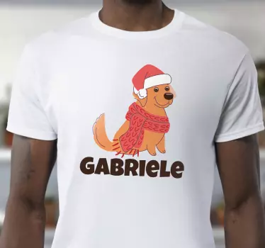 Hoodie met feestelijk hondenontwerp - TenStickers