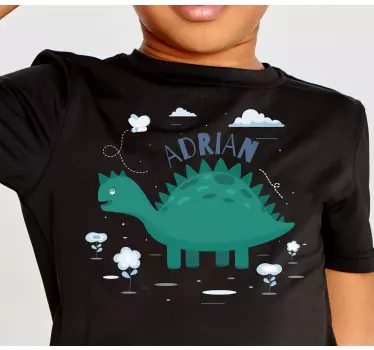 Kinderen t-shirt avontuurlijk dino thema - TenStickers