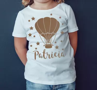 Kinderen t-shirt ballonvaart avontuur - TenStickers