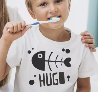 Kinderen t-shirt leuke vissen thema - TenStickers