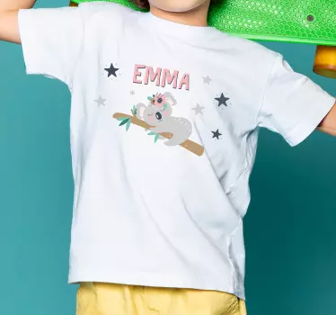 Kinderen t-shirt met schattig dierenontwerp - TenStickers