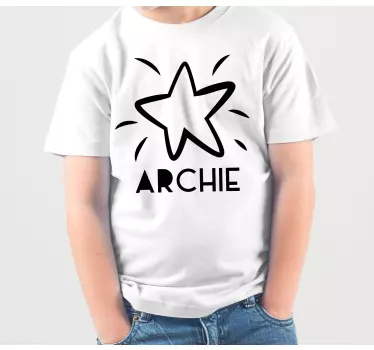Kinderen t-shirt met sterrenmotief archie - TenStickers