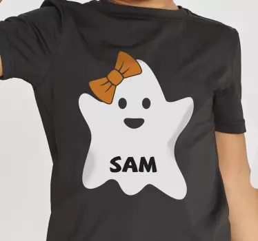 Kinderen t-shirt schattig spook kostuum - TenStickers