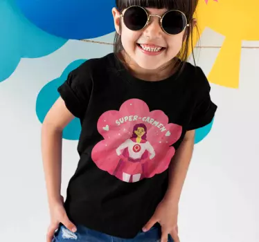 Kinderen t-shirt superheldin meisje shirt - TenStickers