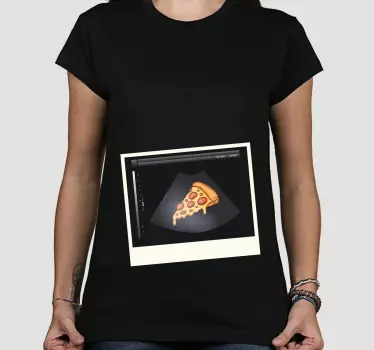 T-shirt baby Grappige pizza hobbel - TenStickers