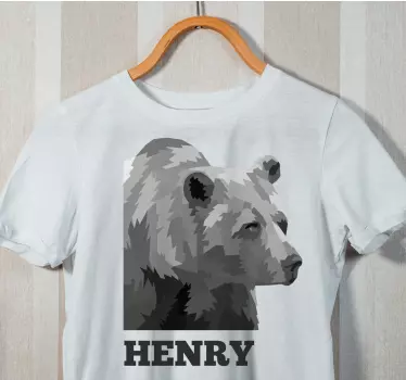 T-shirt berenomtrek met naam - TenStickers