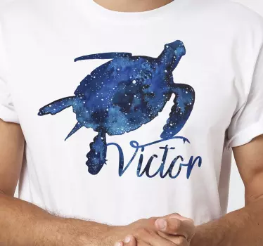 T-shirt cosmic schildpad kunst - TenStickers