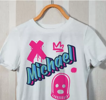 T-shirt duidelijke naam verklaring - TenStickers