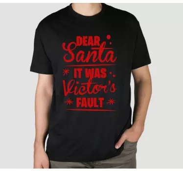 T-shirt halloween beste santa bericht - TenStickers