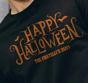 T-shirt halloween feestshirt - TenStickers