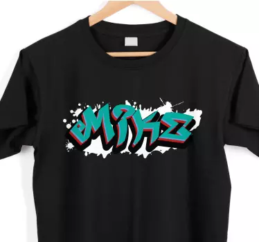 T-shirt met naam bold naam ontwerp - TenStickers