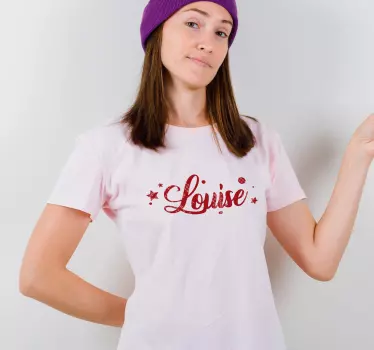 T-shirt met naam gepersonaliseerde schattige verklaring - TenStickers