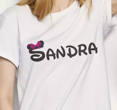 T-shirt met naam op maat gemaakt - TenStickers