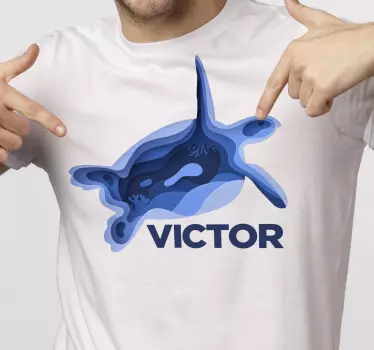T-shirt met oceaan dier ontwerp - TenStickers