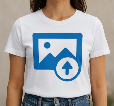 Vrouwen T-shirt gepersonaliseerde afbeelding - TenStickers
