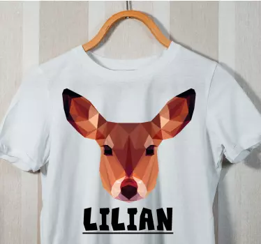 T-shirt stijlvolle hertenkop - TenStickers