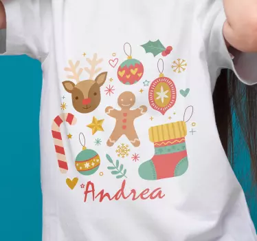 T-shirt vaders en zonen feestelijke vakantie vreugde - TenStickers