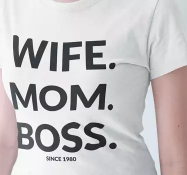 T-shirts moeders en dochters empowered moeder statement - TenStickers