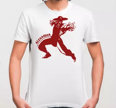 T-shirts moeders en dochters krachtige cowboyfiguur - TenStickers