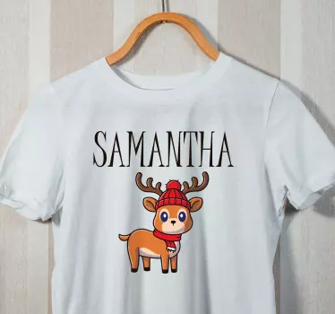 T-shirts moeders en dochters schattige rendier cadeau - TenStickers