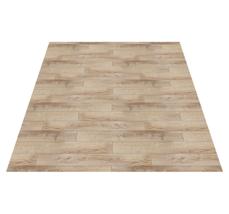 Beige parketvloer vinyl tapijt met houtstructuur - TenStickers