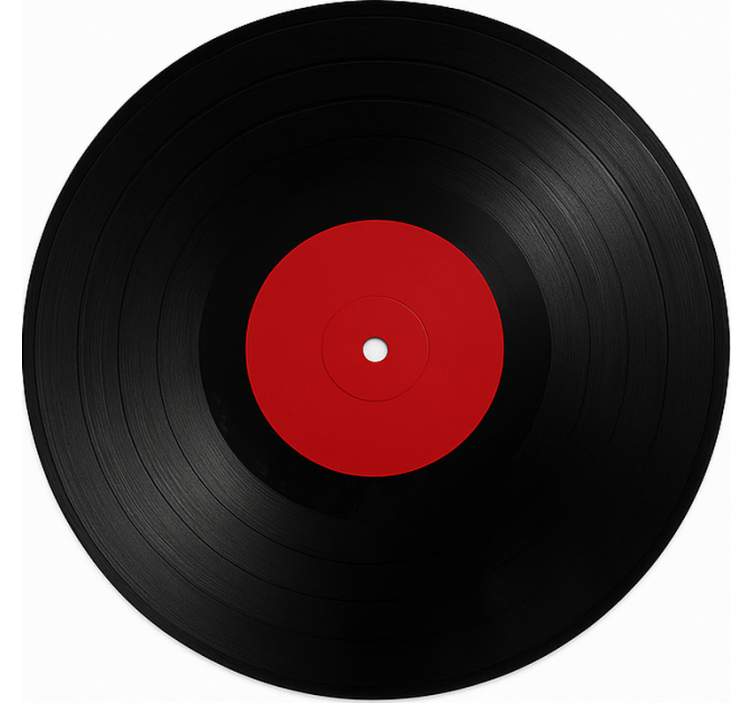 Gigantische vinylplaat vinyl tapijt eetkamer - TenStickers