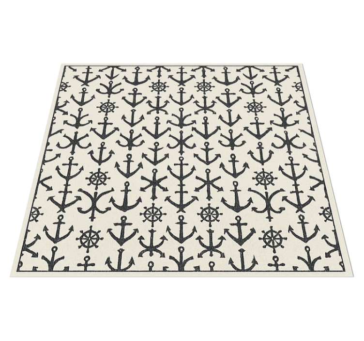 Kleine zeeankers buitenvinyltapijt - TenStickers