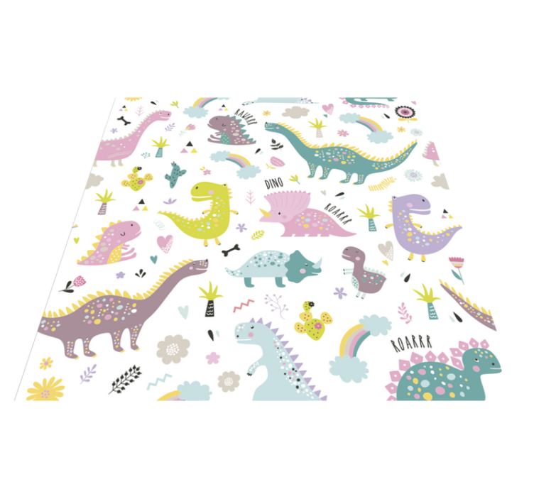 Dieren vinyl tapijt dinosaur kallax - TenStickers
