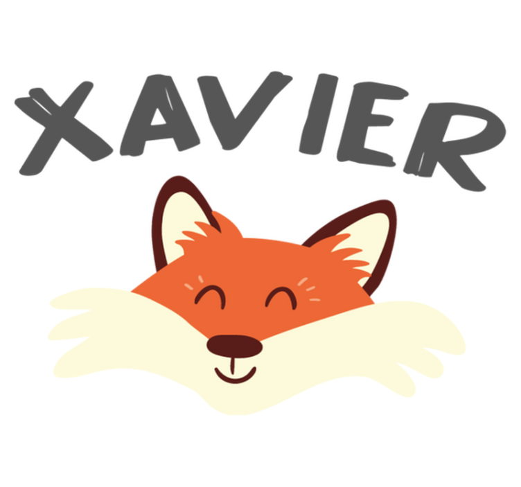 Dieren vinyl tapijt speelse voskop - TenStickers