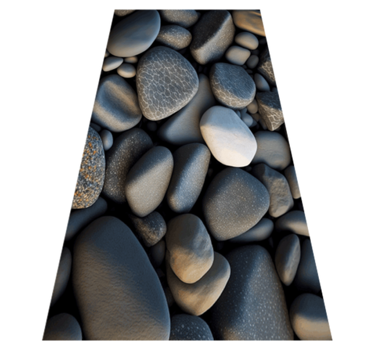 Vinyl vloerkleed badkamer ocean stones - TenStickers