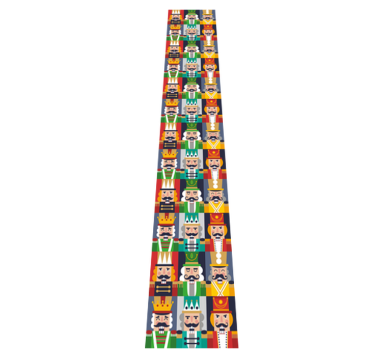 Vinyl tapijt kerstmis notenkraker frames - TenStickers