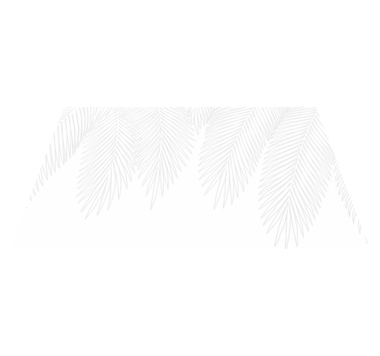 Vinyl tapijt slaapkamer neutral palm - TenStickers