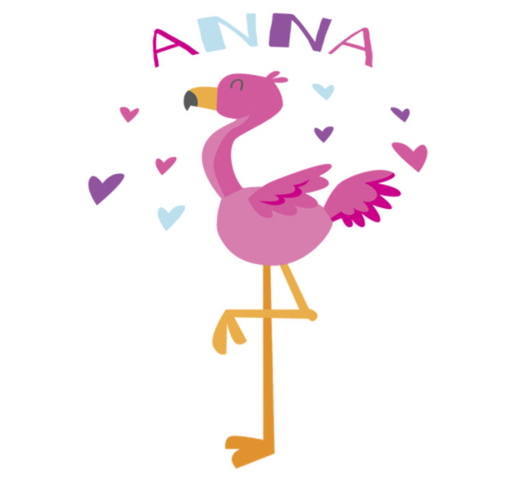 Vinyl tapijt kind flamenco personaliseerbaar - TenStickers