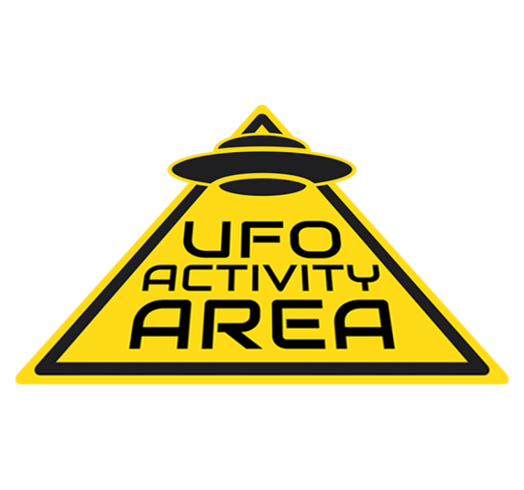 Vinyl tapijt kind ufo activiteit sticker - TenStickers