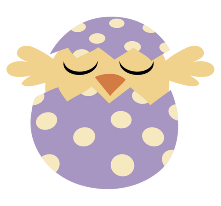 Vinyl tapijt kind paaskip - TenStickers