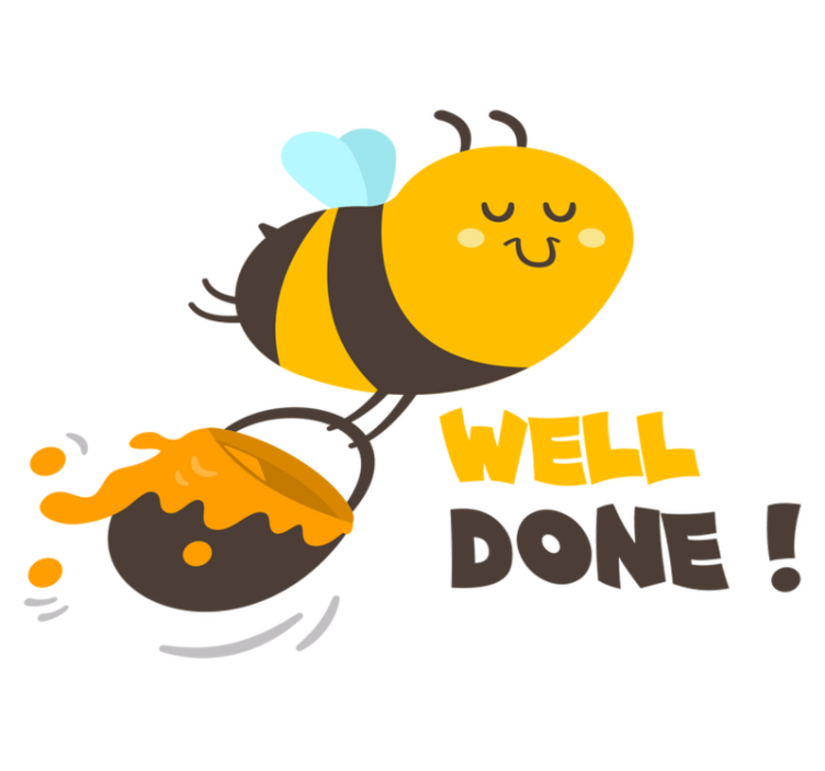 Vinyl tapijt kind drukke bij goed gedaan - TenStickers