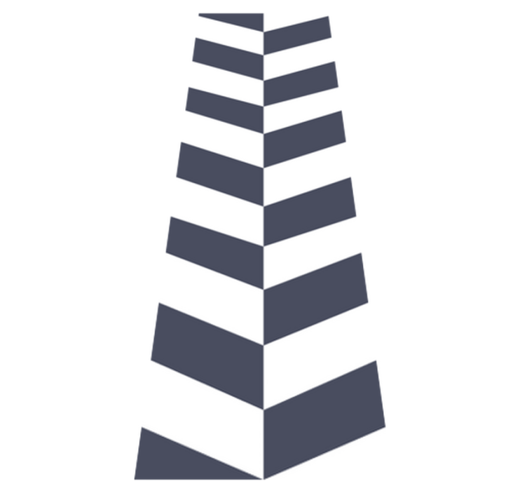 Vinyl vloerkleed badkamer navy blauwe strepen patroon - TenStickers