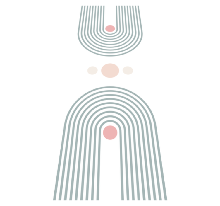 Vinyl vloerkleed badkamer abstract minimalistisch - TenStickers