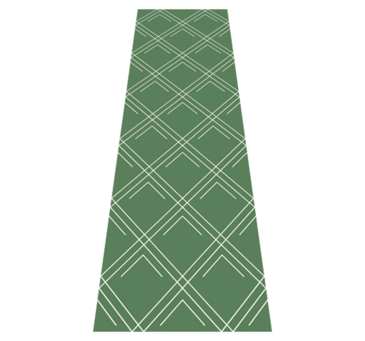 Vinyl tapijt kantoor groene elegante vierkanten - TenStickers