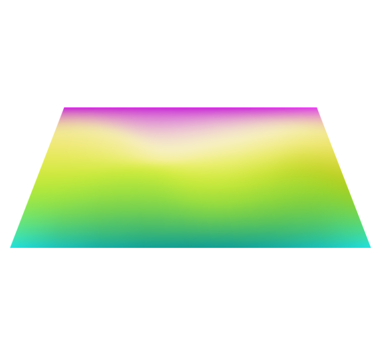 Kleurrijke gradiëntschaduw vinyl tapijt met textuur - TenStickers