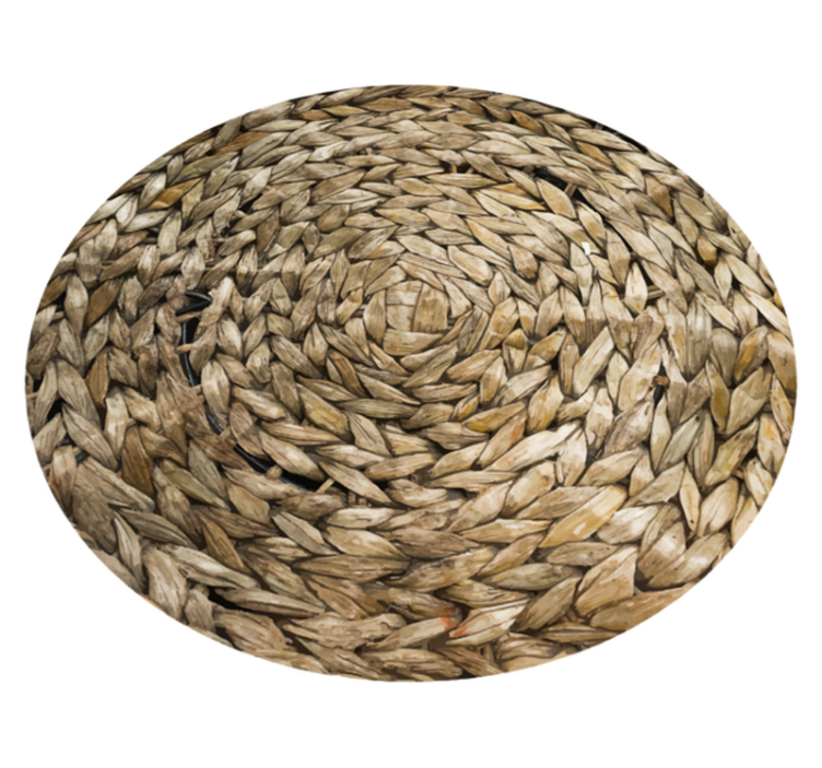 Touw imitatie vintage vinyl tapijten - TenStickers