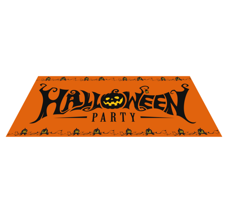 Vinyl tapijt halloween halloween feestdecoratie - TenStickers