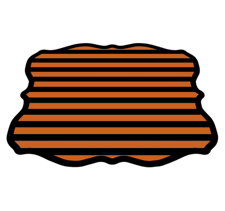 Vinyl tapijt halloween halloween strepen - TenStickers