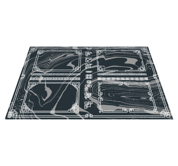 Gemarmerd textiel marmeren vinyl tapijt - TenStickers