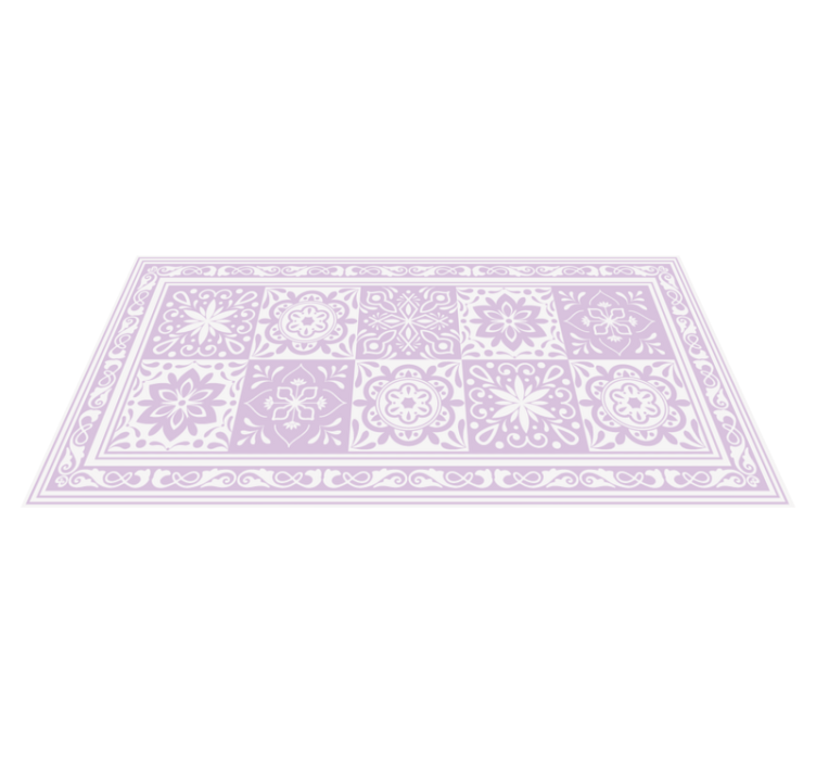 Mandala elegantie vinyl tapijt badkamer - TenStickers