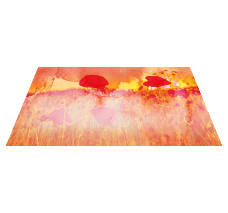 Abstracte weide vinyl tapijt natuur - TenStickers