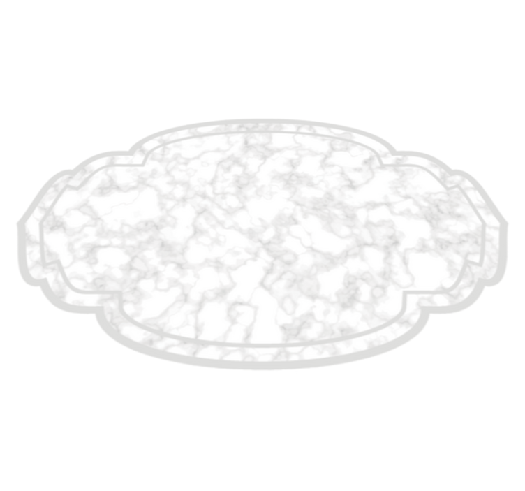 Marmeren vinyl tapijt wolkenvormen - TenStickers