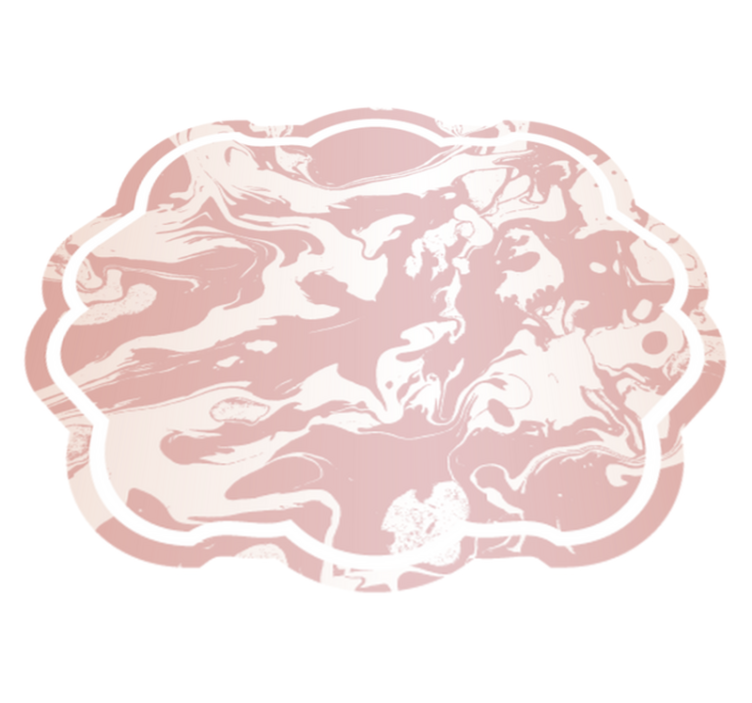 Gemarmerde wervelingen vinyl tapijt met textuur - TenStickers