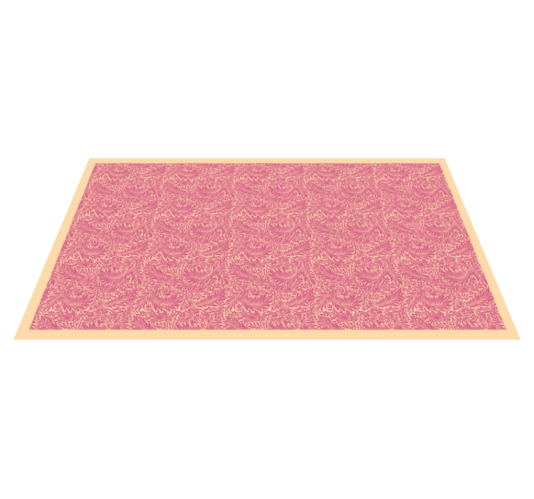 Moderne vinyl vloerkleed Elegante ornamenten roze - TenStickers