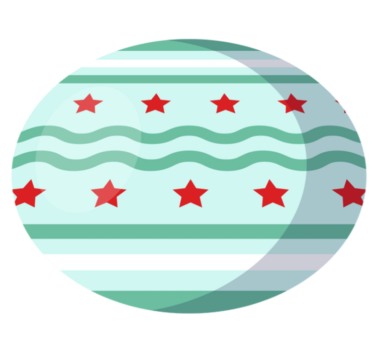 Waterstermotief vinyl tapijt sterren - TenStickers